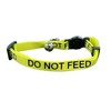 LARRYROO Cat Collar With DO NOT FEED Print - Soft