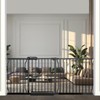 71.5-76.3 Inch Extra Wide Baby Gate, Heavy-Duty Metal Safety Gate