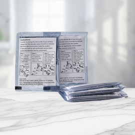 True & Tidy® Garment Steamer Descaler Packets Decalcifier for Removing Mineral Deposits and Build-up, Great for Maintenance, Compatible with Any Garment Steamer Brand, 10 packs