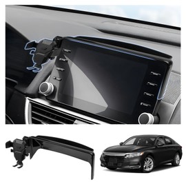 FIILINES Phone Holder for Honda Accord 2018-2022 (Fit 8" Touch Screen), Phone Mount with Dash Organizer for Accord Accessories, 360 Degree Rotation Dash Mount Cell-Phone Holder