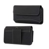 DFV mobile - Belt Case Cover Horizontal Leather & Nylon
