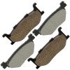 Caltric Front Rear Brake Pads for Yamaha XVS950 V-Star 950