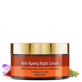Inveda Anti Aging Night Cream with Saffron & Cardamom
