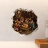 Mouse Nativity Scene - Mouse Hole Wall Sticker