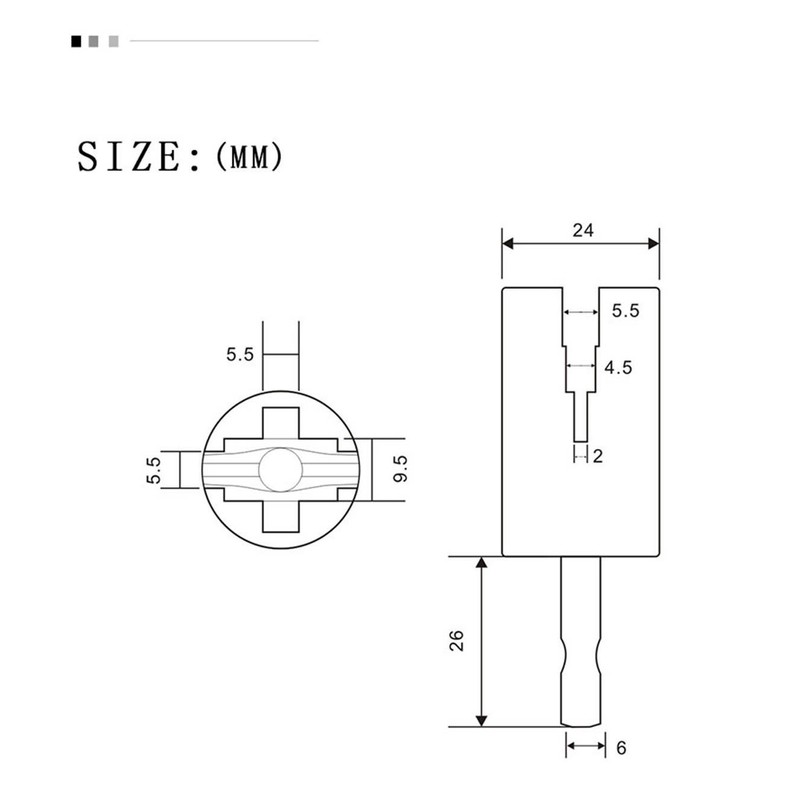 Hexagonal Drill Bit Tuning Peg Winder For Electric Acoustic Guitar