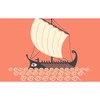 CafePress Ancient Ship Sticker Oval Car Bumper Sticker(10-Pack)