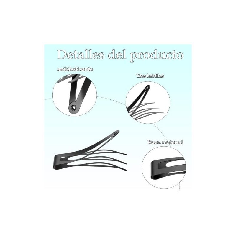 15PCS Broches Para Cabello De Mujer, Pinzas Para Cabello, Cabello