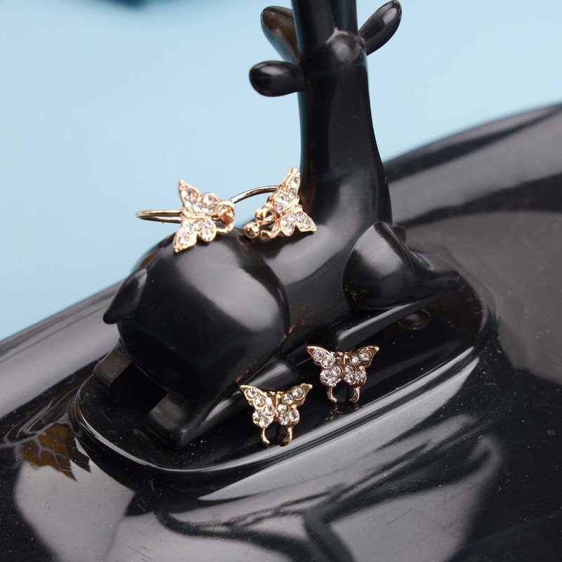 Yheakne Butterfly Cuff Wrap Earrings Gold Butterfly Ear Climber Earrings