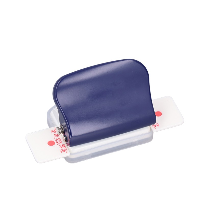 Hole Punch Dark Blue 6 Hole Portable Small Planner Hole