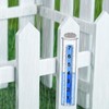Rain Gauge Outdoor,Freeze Proof Rainfall Meter | Transparent Accurate Measuring