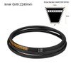 sourcing map A88 Drive V-Belts 88" Inner Length 13mm Width