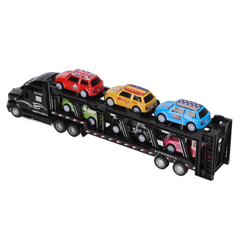 1:48 Carrier Truck Toy Model Alloy Detachable Six Car Kids