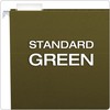 Pendaflex Recycled Hanging Folders, Legal Size, Standard Green, 1/5 Cut,