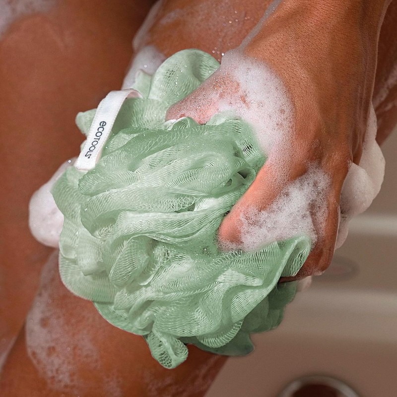 EcoTools, Delicate Ecopouf, Esponja de Baño para Piel Delicada, Ultra
