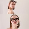 HoouMoou Oversized Cat Eye Reading Glasses for Women, Fashion 3