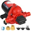 12V Pump, 2.5gpm-8amp-60psi, Chemical and Corrosion Resistant, Compatible with Roundup,