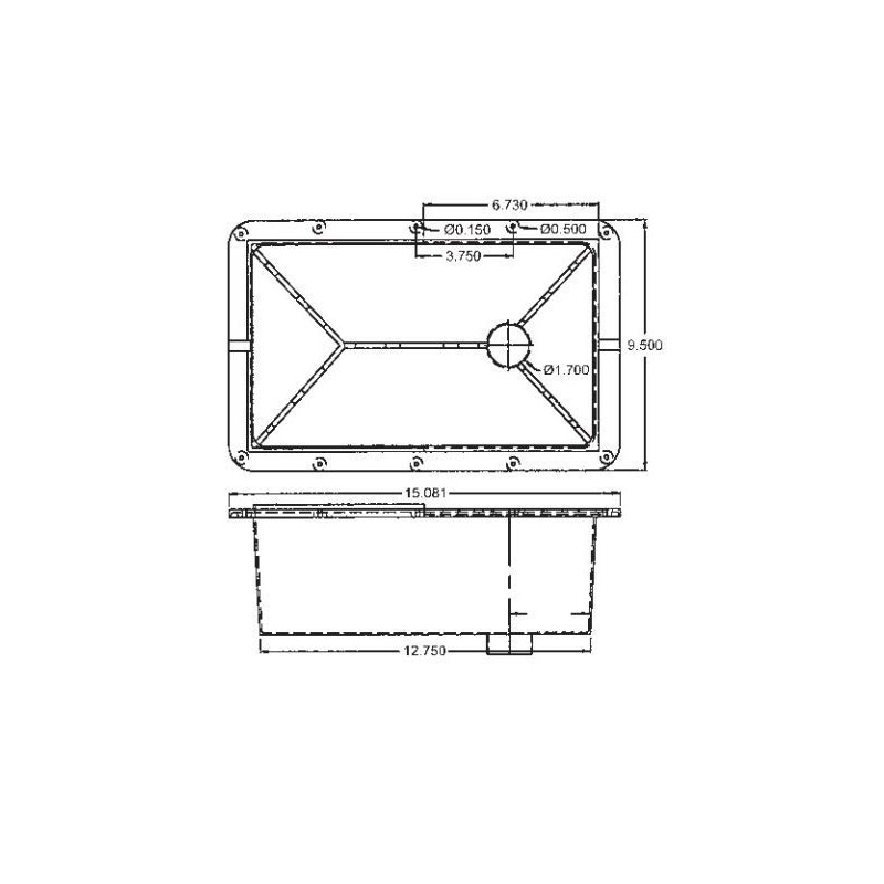 A.A Vented Battery Box for RV, Camper, Marine, Boat with