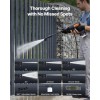 Portable Cordless 1200PSI Pressure Washer with 6 1 Nozzle Water