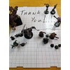 4 Pack Gaming Paper Wet/Dry Erase Tiles 1" Grid
