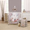 NOJO Little Love Woodland Meadow Taupe, Sage and White, Fox,