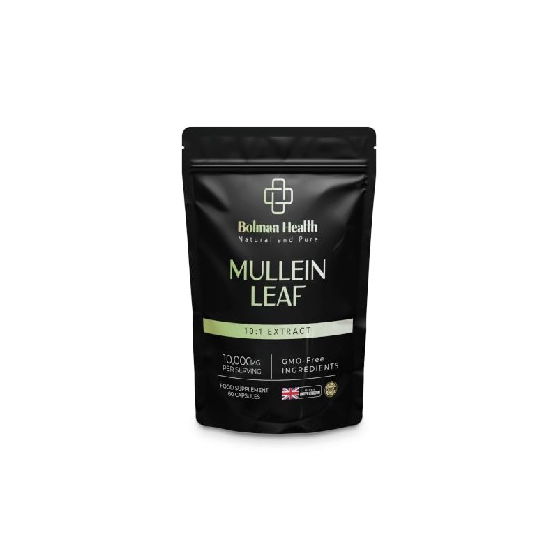 Mullein Leaf Extract 10:1 Capsules | 1000mg Per Serving |