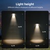 XmnSoly Solar Lights Outdoor Waterproof LED Convex Lens 3000K Warm