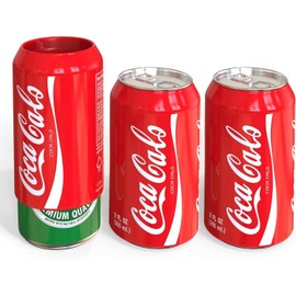 BeerSkin Skywin Silicone Can Covers that Look Like Soda - 3 Pack 12 oz (355ml), Reusable & Durable Soda Can Cover, Fun Kozies for Cans for Camping, Parties, Outdoor, Beach Accessories (Red)