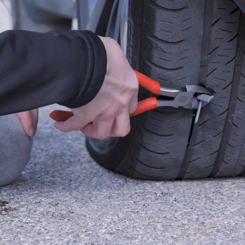 Permacure Emergency Roadside Tire Repair Kit, with Chemical Vulcanizing Fluid