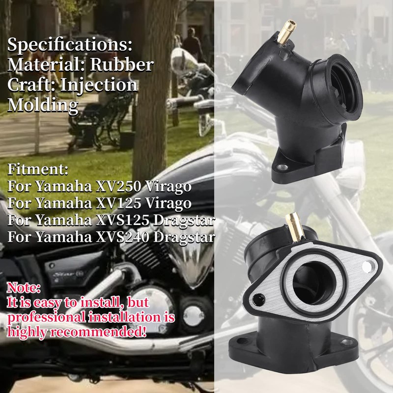KIMISS Carburetor Adapter, Motorcycle Carb Intake Carburetor Interface Adapters for