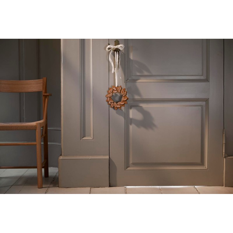Kähler Urbania Gingerbread Garland, Ceramic Wreath, Made of Stoneware, Diameter: