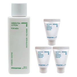 Innisfree 이니스프리 그린티 로션 포맨+(시카 흔적 장벽크림10mlx3개 증정) Innisfree Green Tea Lotion for Men + (Gift: 3 x 10ml Cica Spot Barrier Cream)