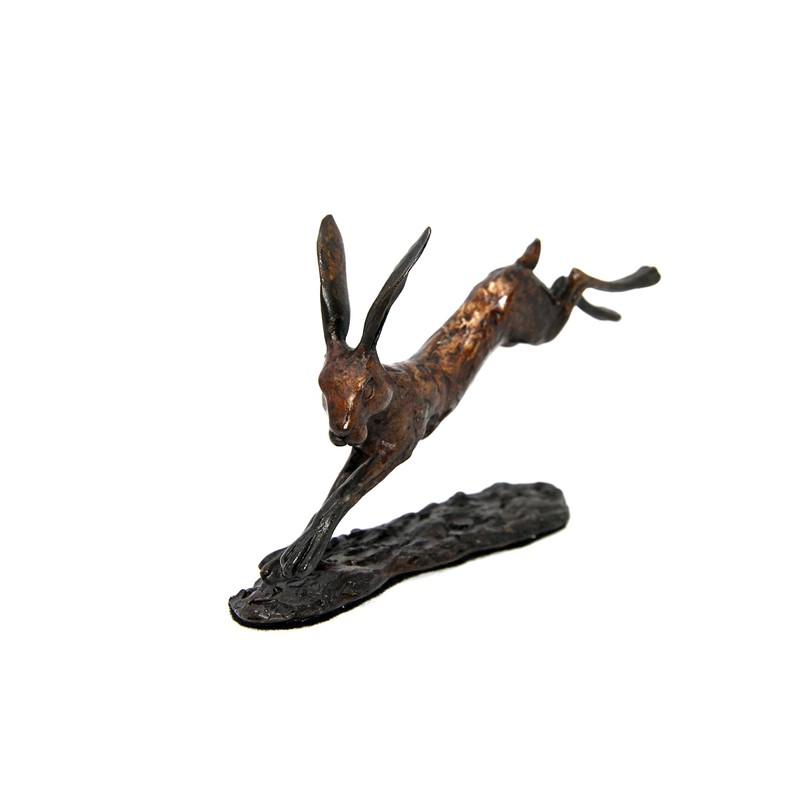 Limited Edition Hot Cast Solid Bronze Happy Hare