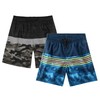 TEX2FIT Boy's Quick Dry Swim Trunks for 7-14yrs, Breathable Swim