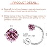 Winzige 3mm Birthstone Ohrringe für Frauen Teenager Mädchen Kleine Huggie