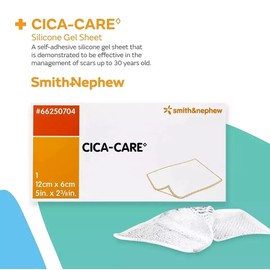 Cica-Care Self-Adhesive Silicone Gel Sheet for Scar Management Wound Care NEW