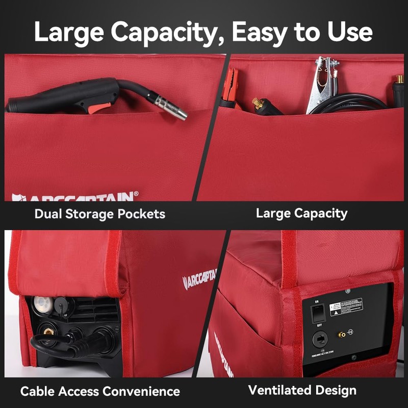 ARCCAPTAIN Welder Cover, Waterproof Protective Cover, Reusable and Foldable Dust