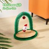 Happi N Pets Christmas Cat Toys, Cat Arch Self Groomer,