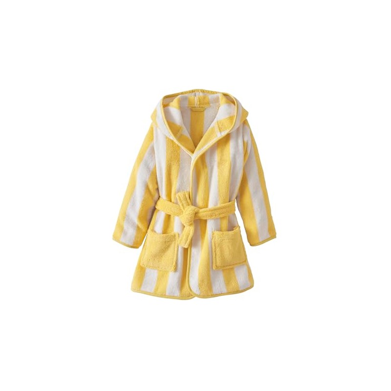 Vertbaudet Children's Dressing Gown Ocean Yellow Stripes 158