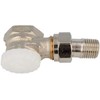 TA Heimeier Thermostat Unterteil V-exakt II rotguss vernickelt, Eck 1/2
