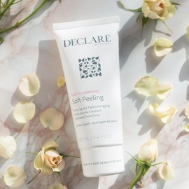 Declaré Soft Cleansing Soft Peeling 100 ml - Mild Exfoliating for Radiant, Youthful Look with Witch Hazel Extract & Panthenol - Removes Gentle Skin Flakes - Suitable for All Skin Types