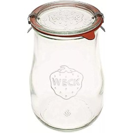 Weck Jars - Weck Large Individual Tulip Jar 1.5 Liter (1 Jar), BIG!