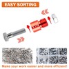 44PCS Nut and Bolt Thread Checker Comprehensive Bolt Size and