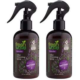 Fresh Wave Lavender Odor Eliminator Spray & Air Freshener, 8 oz. | Pack of 2 | Odor Absorbers for Home | Safer Odor Relief | Natural Plant-Based For Furniture, Fabrics & Trash