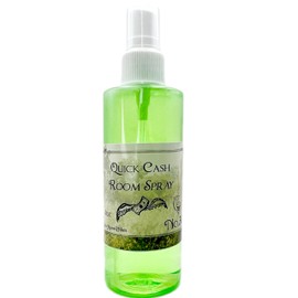 Quick Cash Room Spray by New Moon Vibes - Fast Money Attraction Blessings Prosperity Financial Gain Funds Spells Conjure Rituals -Handmade with Essential Oils -Wicca Pagan Hoodoo Magick Manifestation