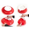 Pekokavo Spill Proof Scoop Bowl and Plate with Non-Skid Suction