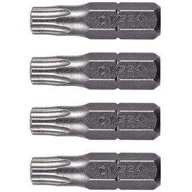 Vega TORX Plus IPR40 Tamper Proof Security Insert Bits. Professional Grade 1/4" Hex TORXPlus #40 Security Bits. 125IPR40-4 (Pack of 4)