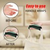JAKOUE Airport Essentials: 2 Pcs Green Suitcase Handle Wraps -