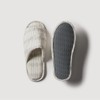 JAJU [JAJU] Crisscross Drawing Dot Living Room Slippers _230-245_Ivory
