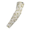 Desgin Arm Sleeve (White/Gold, Large)