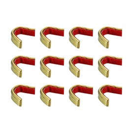 PATIKIL Nock Points, 30 Pack Brass Archery String Nocking Points Bow String Buckle Clip Archery Accessories for Compound and Recurve Bow, Red